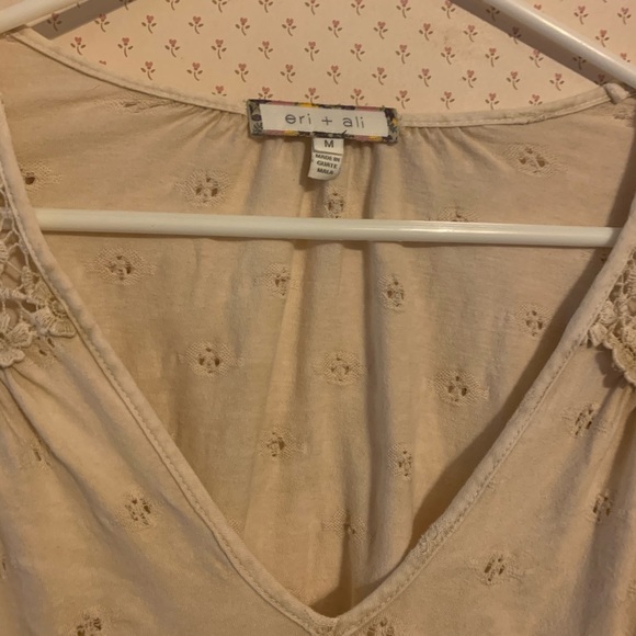 Anthropologie Bell Sleeved Blouse by Ari Ali Medium - Picture 2 of 4